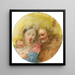La Sainte Famille - Giuseppe Bernardino Bison — gerahmtes Bild an der Wand