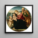 Die Heilige Familie mit dem Kind Johannes im Landschaftsbild - Sodoma — gerahmtes Bild an der Wand