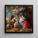 La Sainte Famille sous un pommier - Peter Paul Rubens — gerahmtes Bild an der Wand