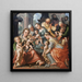 La Sainte Parenté - Joachim Beuckelaer — gerahmtes Bild an der Wand