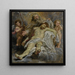 La Sainte Trinité - Peter Paul Rubens — gerahmtes Bild an der Wand