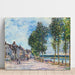 Reproduktion des Gemäldes Die Seine in Bougival - Alfred Sisley