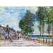 Reproduktion des Gemäldes Die Seine in Bougival - Alfred Sisley
