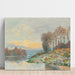 Kunstdruck der Seine bei Bougival (1874) - Alfred Sisley | Kunstdruck