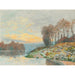 Kunstdruck der Seine bei Bougival (1874) - Alfred Sisley | Kunstdruck