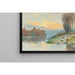 Kunstdruck der Seine bei Bougival (1874) - Alfred Sisley | Kunstdruck
