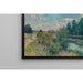 Reproduktion des Gemäldes Die Seine bei Bougival (1876) - Alfred Sisley