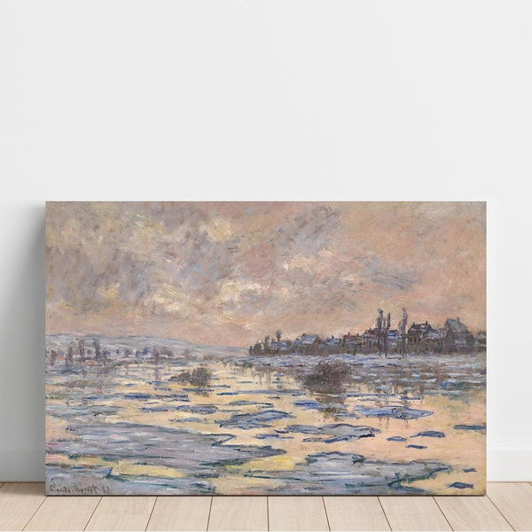 Reproduktion des Gemäldes Die Seine bei Lavacourt, Débâcle - Claude Monet