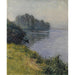 Reproduktion des Gemäldes Die Seine an der Île Marante bei nebligem Wetter - Gustave Caillebotte