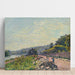 Reproduktion des Gemäldes Die Seine am Bas-Meudon - Alfred Sisley