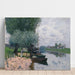 Reproduktion des Gemäldes Die Seine bei Bougival - Alfred Sisley