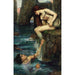 Reproduktion des Gemäldes Die Meerjungfrau - John William Waterhouse