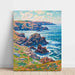 Reproduktion des Gemäldes La Terre De Cléden, Point De Raz, Finistère - Henry Moret