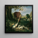 La Tombe de Wallstein - Josef Danhauser — gerahmtes Bild an der Wand