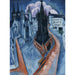 Reproduktion des Gemäldes Die Rote Turm in Halle - Ernst Ludwig Kirchner