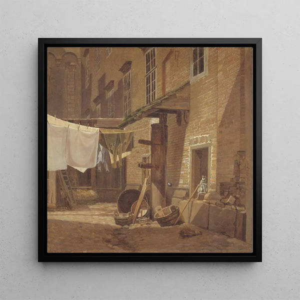 La cour arrière du palais de Charlottenborg - Frederik Sdring