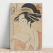 Reproduktion des Gemäldes La courtisane Kisegawa - Kitagawa Utamaro