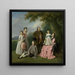 Die Familie Pybus - Nathaniel Dance Holland — gerahmtes Bild an der Wand