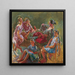 Die Familie des Künstlers - Anton Kolig — gerahmtes Bild an der Wand
