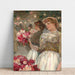 Reproduktion des Gemäldes Das Mädchen mit Pfingstrosen - Childe Hassam