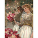 Reproduktion des Gemäldes Das Mädchen mit Pfingstrosen - Childe Hassam