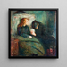 Das kranke Mädchen - Edvard Munch — gerahmtes Bild an der Wand