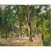 Reproduktion des Gemäldes Die große Straße am Wannsee mit Spaziergängern - Max Liebermann