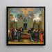 Die Vorbereitung und die Himmelfahrt des heiligen Antonius - Fra Bartolomeo — gerahmtes Bild an der Wand