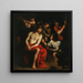Die Spott des Christus - Domenico Fiasella — gerahmtes Bild an der Wand