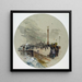 Die Place de la Bastille und den Kanal - Frank Myers Boggs — Wandpräsentation des Kunstwerks
