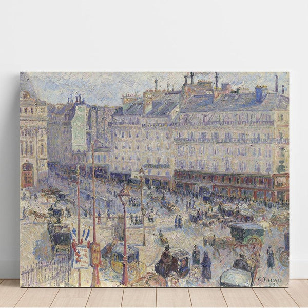 Reproduktion des Gemäldes Die Platz des Havre, Paris - Camille Pissarro