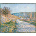 Reproduktion des Gemäldes La route de Vétheuil - Claude Monet