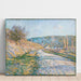 Reproduktion des Gemäldes La route de Vétheuil - Claude Monet