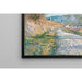 Reproduktion des Gemäldes La route de Vétheuil - Claude Monet