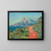 Reproduktion des Gemäldes Die rote Straße bei Menton - Claude Monet
