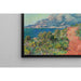 Reproduktion des Gemäldes Die rote Straße bei Menton - Claude Monet