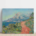 Reproduktion des Gemäldes Die rote Straße bei Menton - Claude Monet