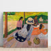 Reproduktion des Gemäldes Die Siesta - Paul Gauguin