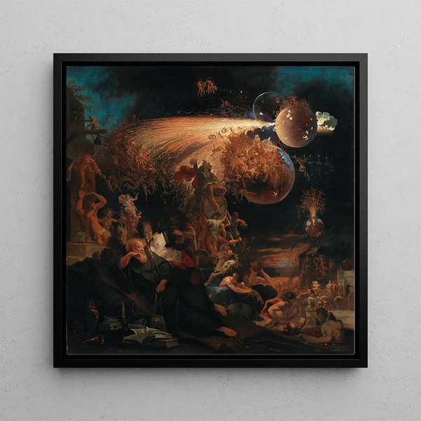 La tentation de Saint Antoine - Domenicus van Wijnen