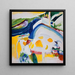Die Kuh - Wassily Kandinsky — gerahmtes Bild an der Wand