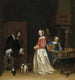 Die Besuch der Bewerber - Gerard ter Borch — Ansicht des Kunstwerks