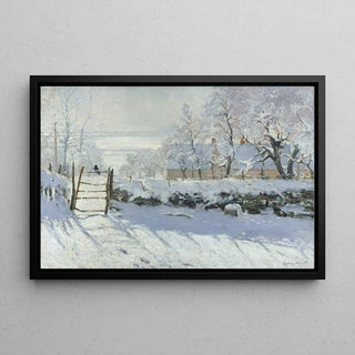 Die Elster - Claude Monet | Kunstdruck Gemälde Wanddekoration Poster Kopie