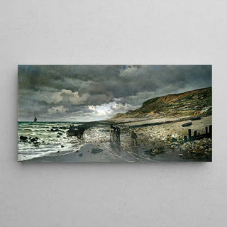 Die Pointe de la Hève bei Ebbe von Claude Monet