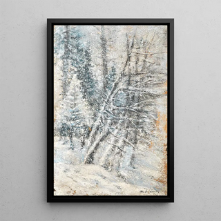 Ladislav Mednynszky - A Wintry Forest.webp