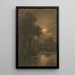 Landschaft des Abends - Ladislav Mednyánszky — gerahmtes Bild an der Wand