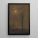 Landschaft des Abends - Ladislav Mednyánszky — gerahmtes Bild an der Wand