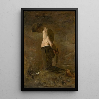 Ladislav Mednynszky - Kneeling Convict.webp