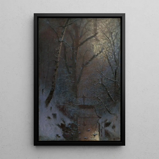 Ladislav Mednynszky - Winter Winter Night.webp