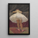 Balletttänzerin in Ruhe - Ladislav Tresko — gerahmtes Bild an der Wand