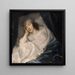 Lady Digby auf ihrem Sterbebett - Anthony van Dyck — gerahmtes Bild an der Wand